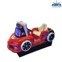 Force Kiddie Ride Kırmızı Yarış Arabası Çocuk Eğlence Aracı