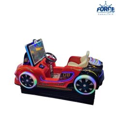 Force Kiddie Ride Kırmızı Yarış Arabası Çocuk Eğlence Aracı