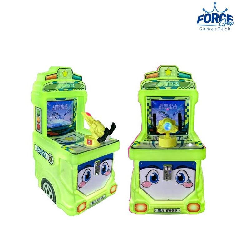 Polis Temalı Hedef Atış Oyunu Kiddie Ride